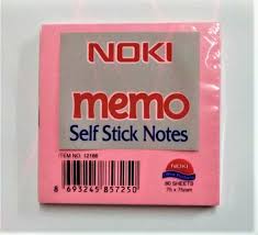Noki Memo 75X75 Açık Pembe
