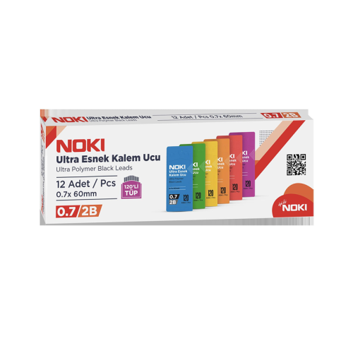 NOKİ MİN 2B 0,7 60mm 120'Lİ TÜP