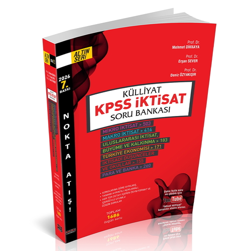 Nokta Atışı KÜLLİYAT KPSS İktisat Soru Bankası 2026
