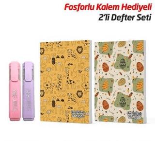 Note The Time 2Li A5 Defter + 2Li Fosforlu Kalem - 1. Set