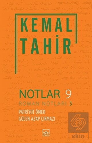Notlar 9 - Roman Notları 3