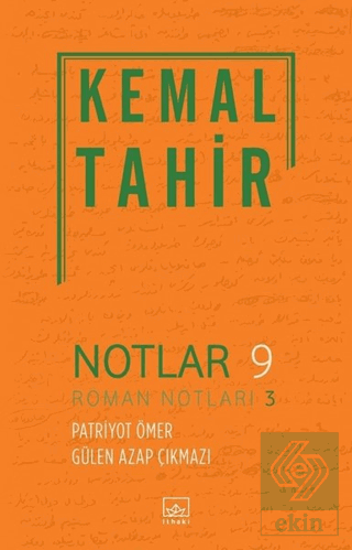 Notlar 9 - Roman Notları 3
