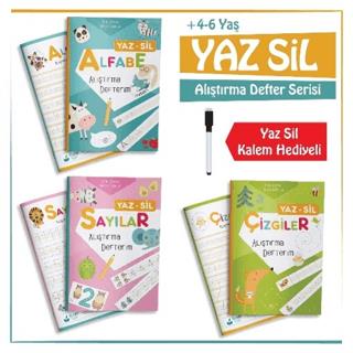 NTT - 3 lü Yaz Sil Alıştırma Defteri Seti
