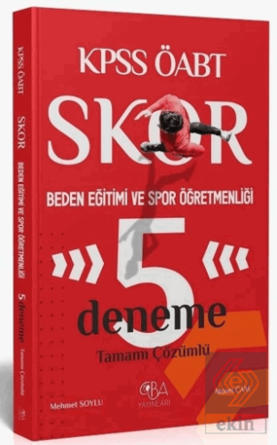 ÖABT Beden Eğitimi ve Spor Öğretmenliği Skor 5 Deneme Çözümlü