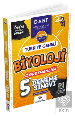 ÖABT Biyoloji Öğretmenliği Türkiye Geneli 5 Deneme Sınavı