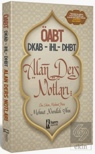 ÖABT DKAB-İHL-DHBT Din Kültürü ve Ahlak Bilgisi Öğ