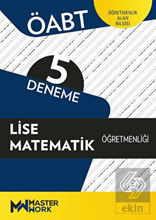 ÖABT Lise Matematik Öğretmenliği 5 Deneme