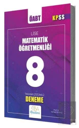ÖABT Lise Matematik Öğretmenliği 8 Deneme Çözümlü
