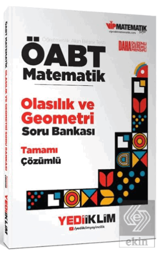 ÖABT Matematik Öğretmenliği Olasılık ve Geometri Tamamı Çözümlü Soru B