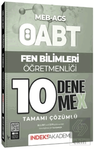 ÖABT MEB - AGS Fen Bilimleri Öğretmenliği 10 DenemeX Çözümlü