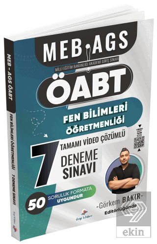 ÖABT MEB-AGS Fen Bilimleri Öğretmenliği 7 Deneme Çözümlü