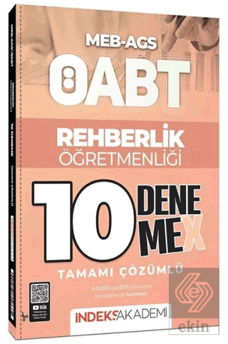 ÖABT MEB-AGS Rehberlik Öğretmenliği 10 DenemeX Çözümlü