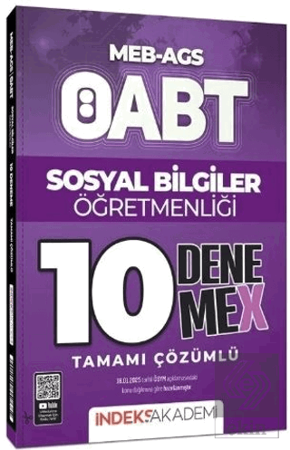 ÖABT MEB-AGS Sosyal Bilgiler Öğretmenliği 10 Deneme X Çözümlü