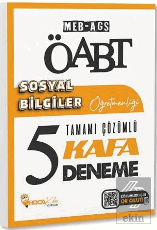 ÖABT MEB-AGS Sosyal Bilgiler Öğretmenliği 5 Kafa Deneme Çözümlü