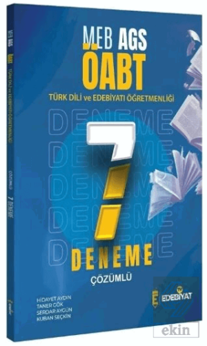 ÖABT MEB-AGS Türk Dili Edebiyatı Öğretmenliği 7 Deneme Çözümlü