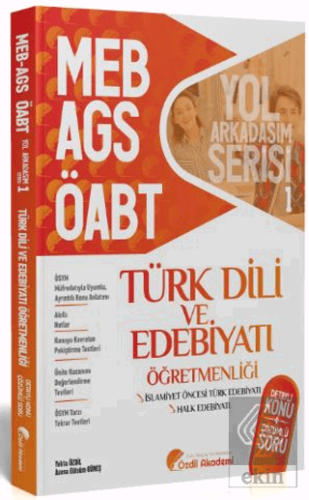 ÖABT MEB-AGS Türk Dili ve Edebiyatı 1. Kitap Halk Edebiyatı Konu Anlatımlı Soru Bankası