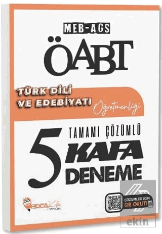 ÖABT MEB-AGS Türk Dili ve Edebiyatı Öğretmenliği 5 Kafa Deneme Çözümlü