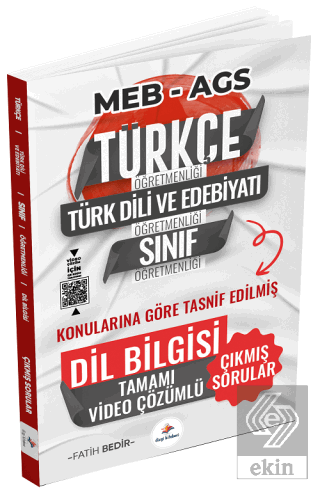 ÖABT MEB-AGS Türkçe-Edebiyat-Sınıf Dil Bilgisi Son 12 Yıl Çıkmış Sorul