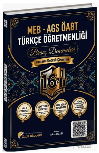 ÖABT MEB-AGS Türkçe Öğretmenliği 16lı Branş Deneme Çözümlü