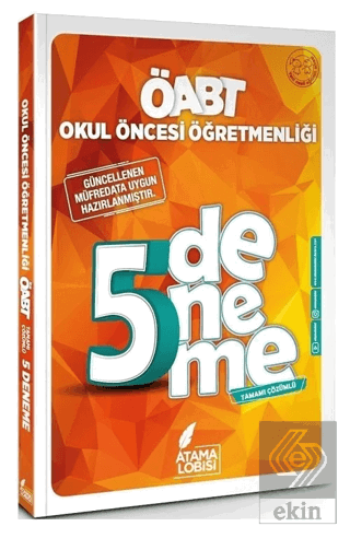 ÖABT Okul Öncesi Öğretmenliği 5 Deneme Çözümlü