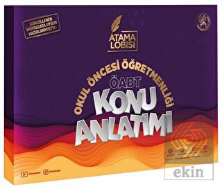 ÖABT Okul Öncesi Öğretmenliği Konu Anlatımı Atama 