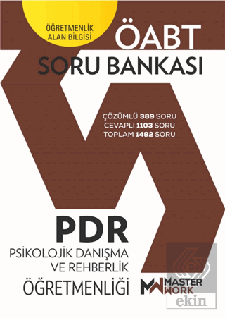 ÖABT PDR Psikolojik Danışma ve Rehberlik Öğretmenliği Soru Bankası