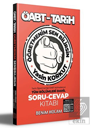 ÖABT Tarih Öğretmenim Sen Bilirsin Soru Cevap Kita