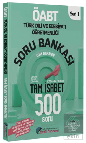 ÖABT Türk Dili ve Edebiyatı Tam İsabet 500 Soru Ba