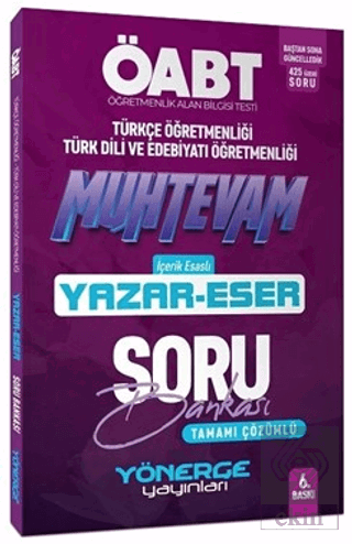 2022 ÖABT Türkçe-Edebiyat Muhteva Yazar Eser Soru