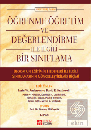 Öğrenme Öğretim ve Değerlendirme ile İlgili Bir Sı