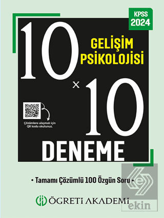 Öğreti Akademi 10X10 Gelişim Psikolojisi Deneme