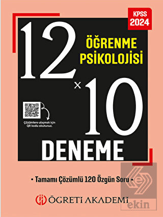 Öğreti Akademi 12X10 Öğrenme Psikolojisi Deneme