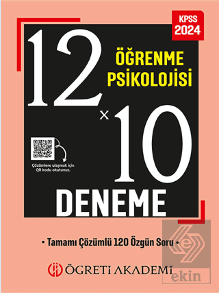 Öğreti Akademi 12X10 Öğrenme Psikolojisi Deneme