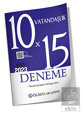 Öğreti Akademi 15X5 Vatandaşlık Deneme