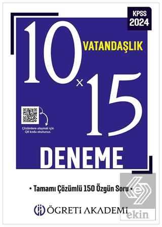 Öğreti Akademi 15X5 Vatandaşlık Deneme