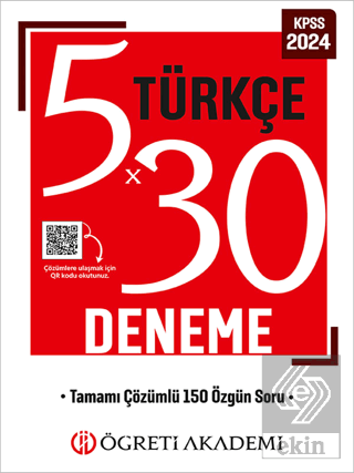 Öğreti Akademi 30X5 Türkçe Deneme