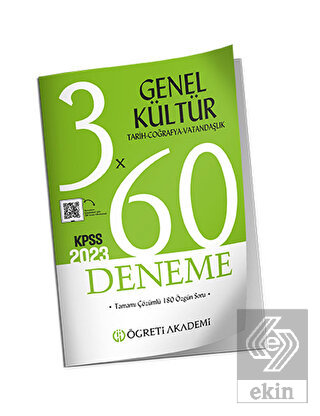 Öğreti Akademi 3X60 Genel Kültür Deneme (Tarih-coğ