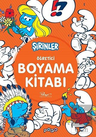 Öğretici Boyama Kitabı - Şirinler