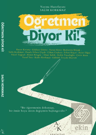 Öğretmen Diyor Ki! Kolektif Araz Kitap Satın Al - ekinkitap.com