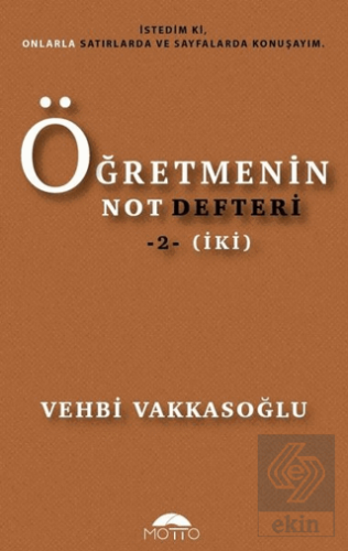 Öğretmenin Not Defteri 2 (İki)