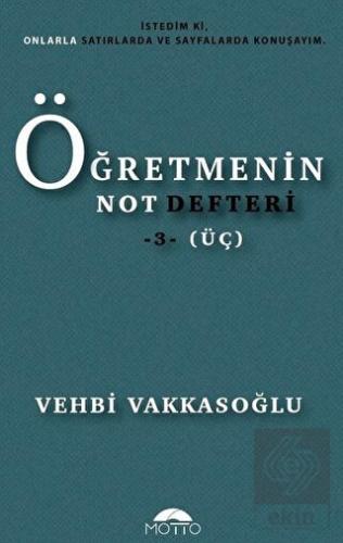 Öğretmenin Not Defteri 3 (Üç)