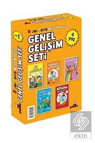 Okul Öncesi 4 Yaş Genel Gelişim Seti (5 Kitap)