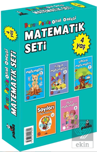 Okul Öncesi 4 Yaş Matematik Seti (5 Kitap Takım)