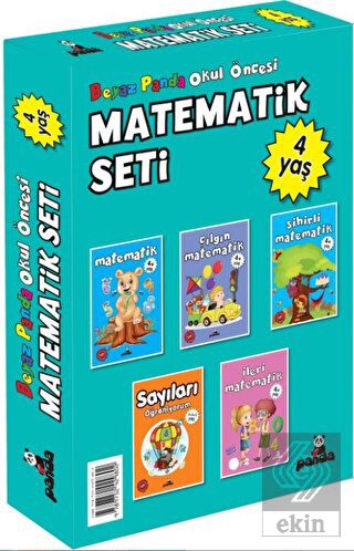 Okul Öncesi 4 Yaş Matematik Seti (5 Kitap Takım)