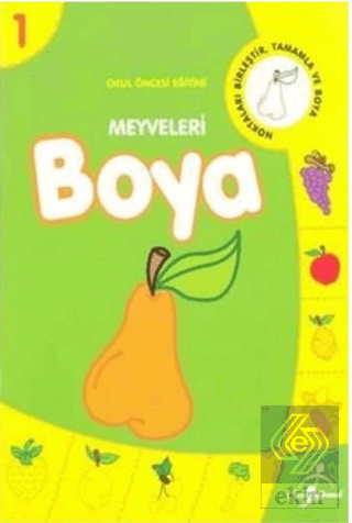 Okul Öncesi Boyamalı Alıştırma 10 Kitap Takım