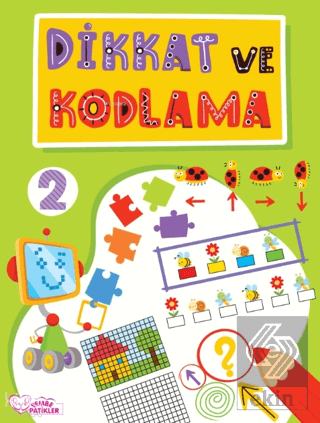 Okul Öncesi Dikkat ve Kodlama 2 Zeynep Karayel Pembe Patikler Satın Al