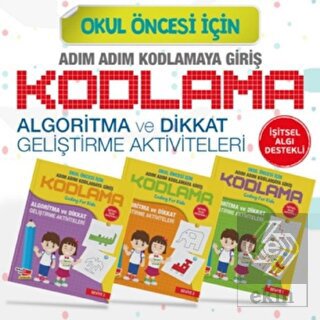 Okul Öncesi İçin Adım Adım Kodlamaya Giriş (3 Kita