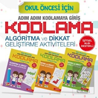 Okul Öncesi İçin Adım Adım Kodlamaya Giriş (3 Kita