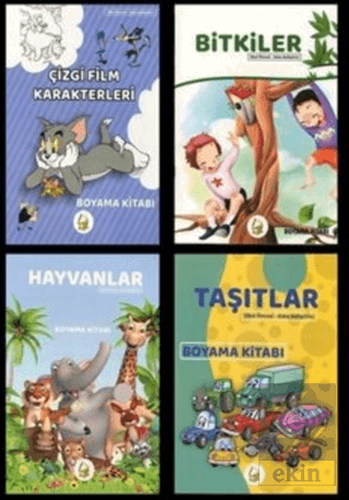 Okul Öncesi Zeka Geliştirici Boyama Seti (4 Kitap