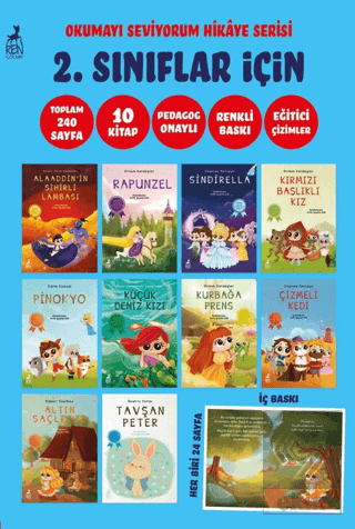 Okumayı Seviyorum Hikâye Serisi 2. Sınıflar İçin (10 Kitap)
